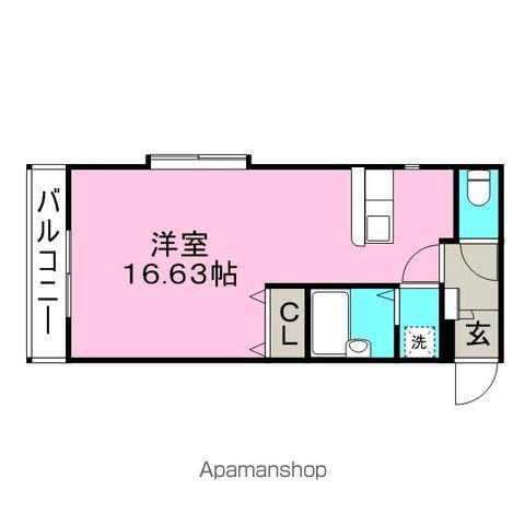 バイマイセルフ(1K/1階)の間取り写真