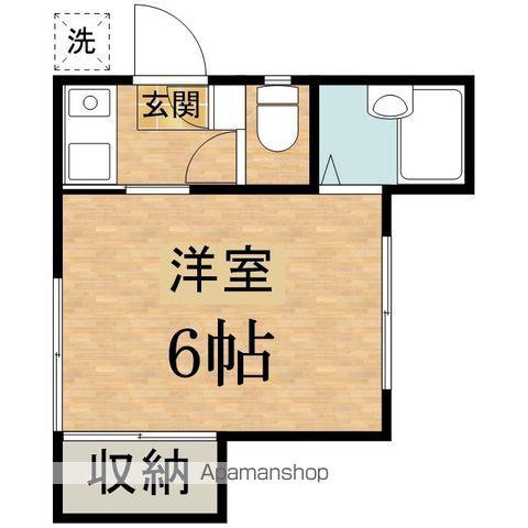 メゾンブランシュ(1K/1階)の間取り写真