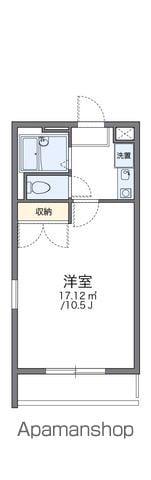 レオパレス三秀A(1K/2階)の間取り写真