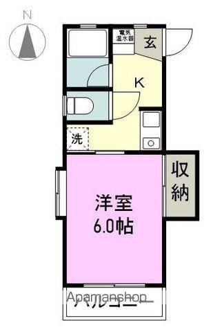 コーポアラモード8(1K/2階)の間取り写真