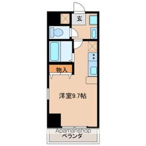 VILLAGE MEISEI(ワンルーム/3階)の間取り写真