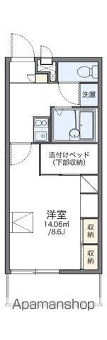レオパレスアサクラⅢ(1K/3階)の間取り写真