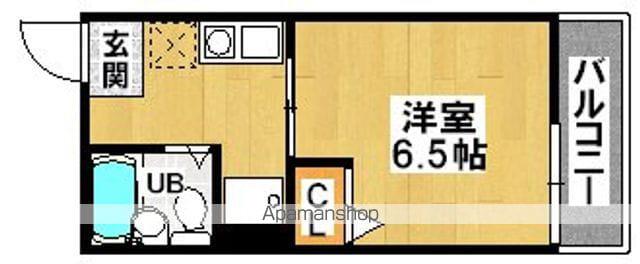 アミチミエ(1K/1階)の間取り写真