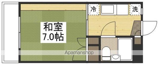 辻村マンション(1K/1階)の間取り写真