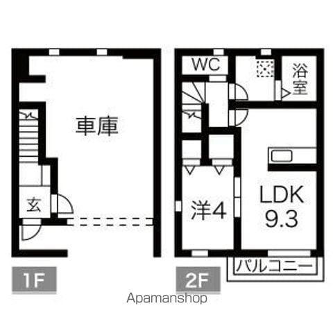 コンフォーティア木更津(1LDK)の間取り写真