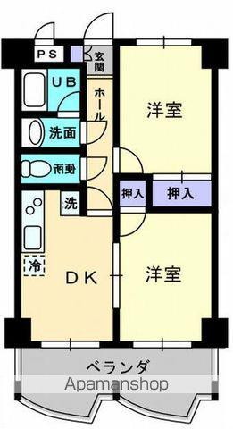 パルクピア(2DK/3階)の間取り写真