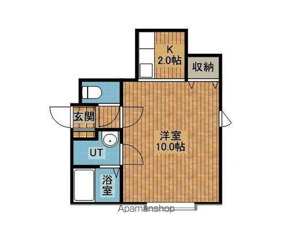 KS3117(1K/2階)の間取り写真