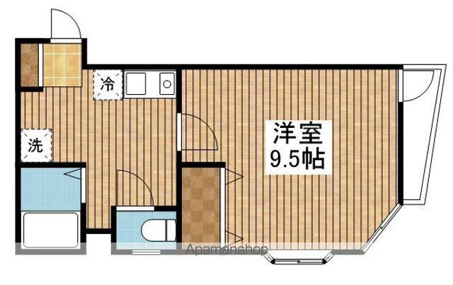 イーストパーク21(1K/4階)の間取り写真