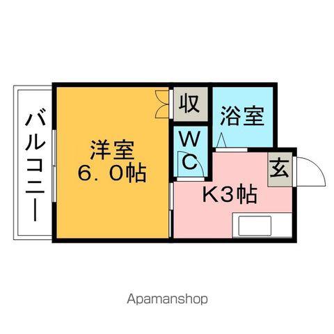 コーポアセッツ38(1K/2階)の間取り写真