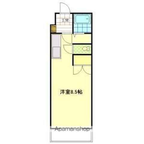 アルファレジデンス北22条(1DK/4階)の間取り写真
