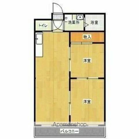 サンライフ今渡(2LDK/1階)の間取り写真