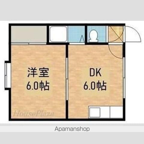 ビックスリーハイツ(1DK/2階)の間取り写真