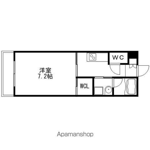 アデグランツ大須(1K/7階)の間取り写真