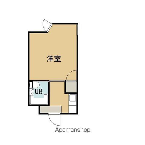 エル茶畑(1K/3階)の間取り写真