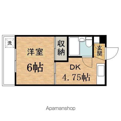 パレス珈房豆(1DK/1階)の間取り写真