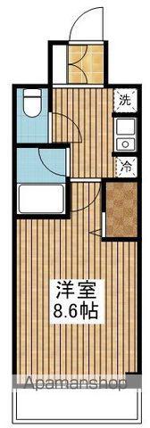 オセオ弁天(1K/10階)の間取り写真