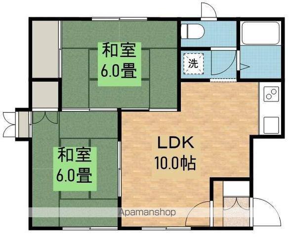 コーポステータス(2LDK/1階)の間取り写真