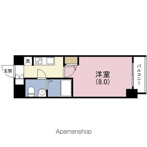 MPLAZA緑橋(1K/6階)の間取り写真