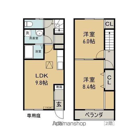 ＳＯＲＲＩＳＯすみれ館(2LDK)の間取り写真