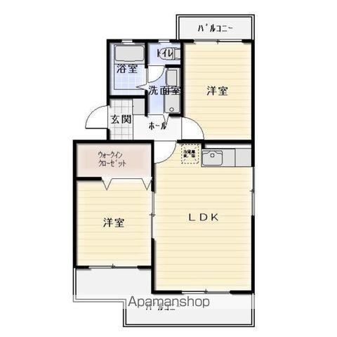 メイ92(2LDK/4階)の間取り写真