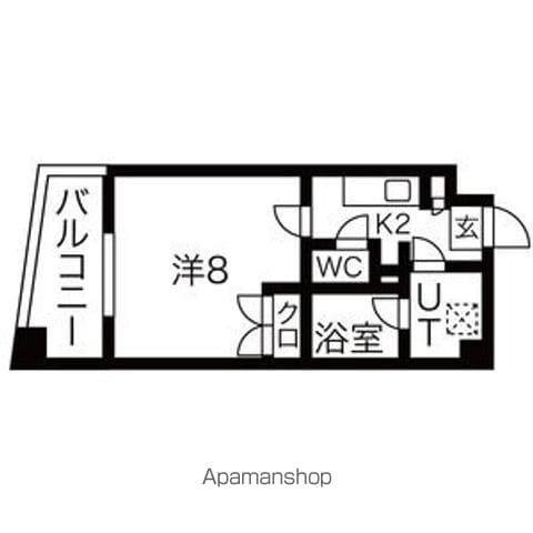 ステラヒルズ(1K/5階)の間取り写真