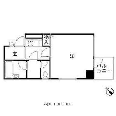 ソフィアヨコハマ(1K/3階)の間取り写真