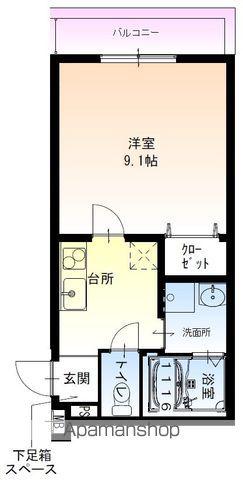 フジパレス我孫子西Ⅲ番館(1K/2階)の間取り写真