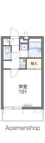 レオパレス森真(1K/2階)の間取り写真