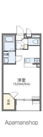 レオネクストマーネク戸田公園(1K/1階)の間取り写真