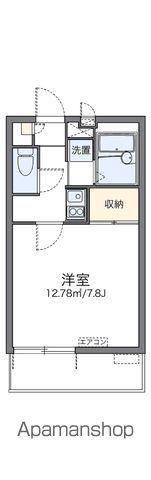 レオパレス森真(1K/1階)の間取り写真