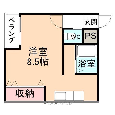 エムワン(1K/2階)の間取り写真