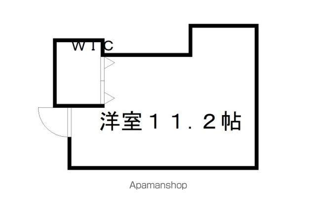 カーサミーア北白川(ワンルーム/2階)の間取り写真
