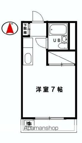 飯野ビル(ワンルーム/4階)の間取り写真