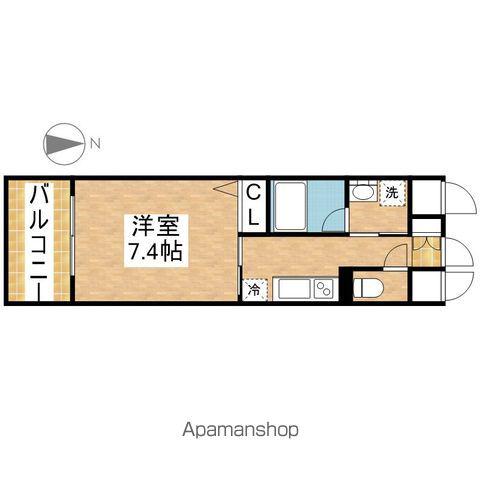 GRAND ESPOIR IZUMI(1K/9階)の間取り写真