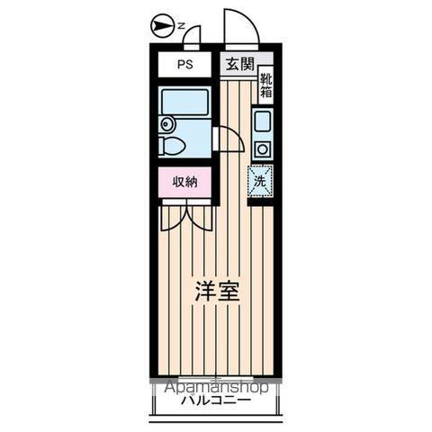 ダイホープラザ井荻(ワンルーム/2階)の間取り写真