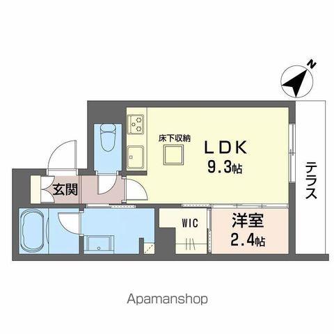 メゾン ド ショコラ(1LDK/1階)の間取り写真
