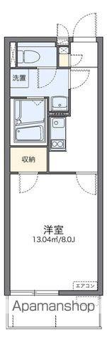 レオネクストSUN(1K/2階)の間取り写真