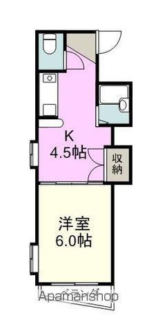 サンシャイン小泉(1K/2階)の間取り写真