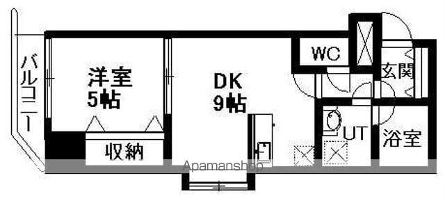 ノースパレス本郷通(1DK/3階)の間取り写真