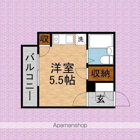 シオミプラザエイト(ワンルーム/2階)の間取り写真