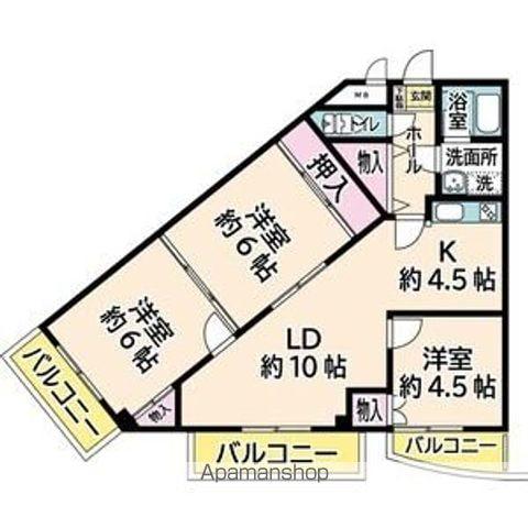 DIO-KAN(3LDK/1階)の間取り写真