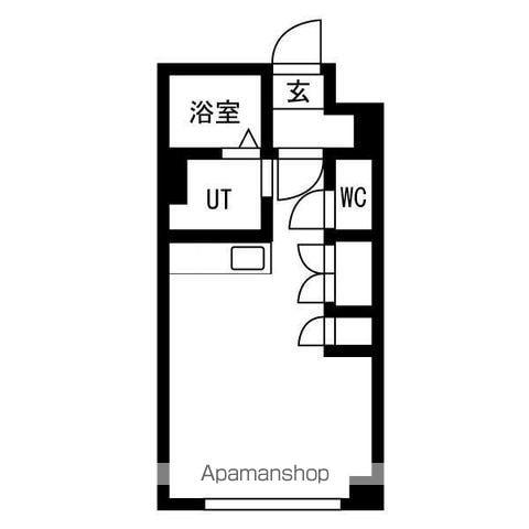 アイホーム銭函(ワンルーム/3階)の間取り写真
