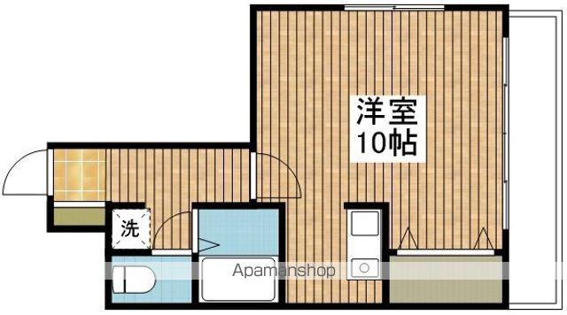 サンシティ笹口(1K/2階)の間取り写真