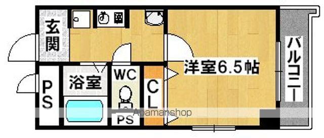 リトゥール澤(1K/9階)の間取り写真