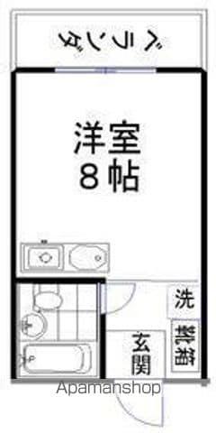 オーエスエスビル(ワンルーム/3階)の間取り写真