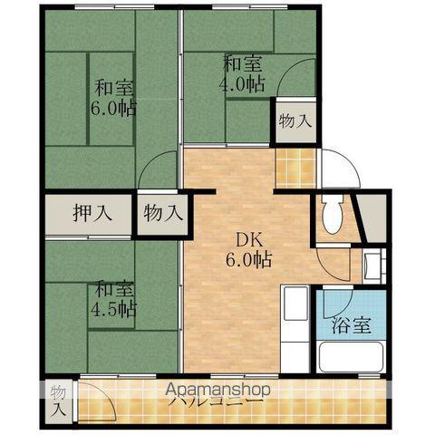 コープ泉風苑(3DK/2階)の間取り写真