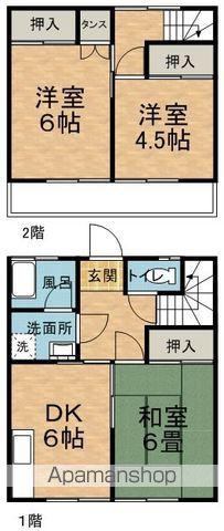 メゾネット広丘(3DK/2階)の間取り写真