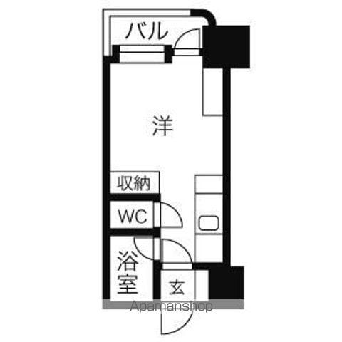 アンセリジェ壱番館(1K/7階)の間取り写真