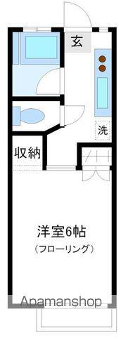 ハイネス横井(1K/1階)の間取り写真