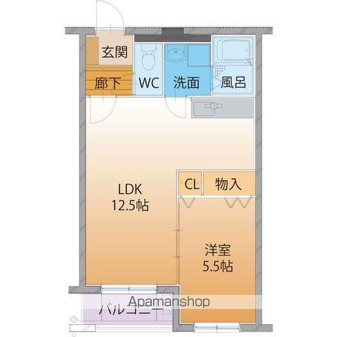 HEARTFULY.N.S(1LDK/1階)の間取り写真